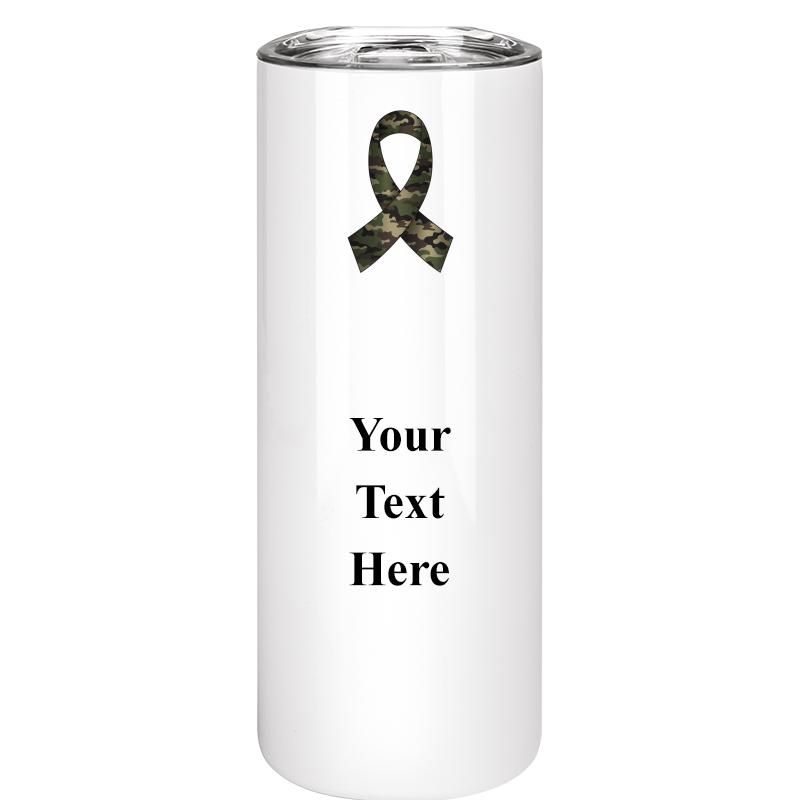 SLIM TUMBLER 20OZ WHITE