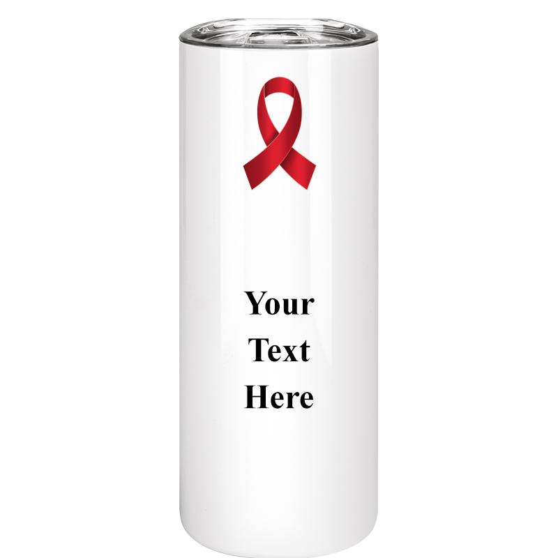 SLIM TUMBLER 20OZ WHITE