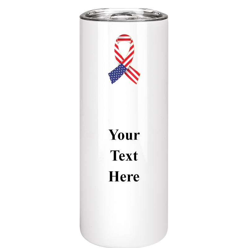 SLIM TUMBLER 20OZ WHITE