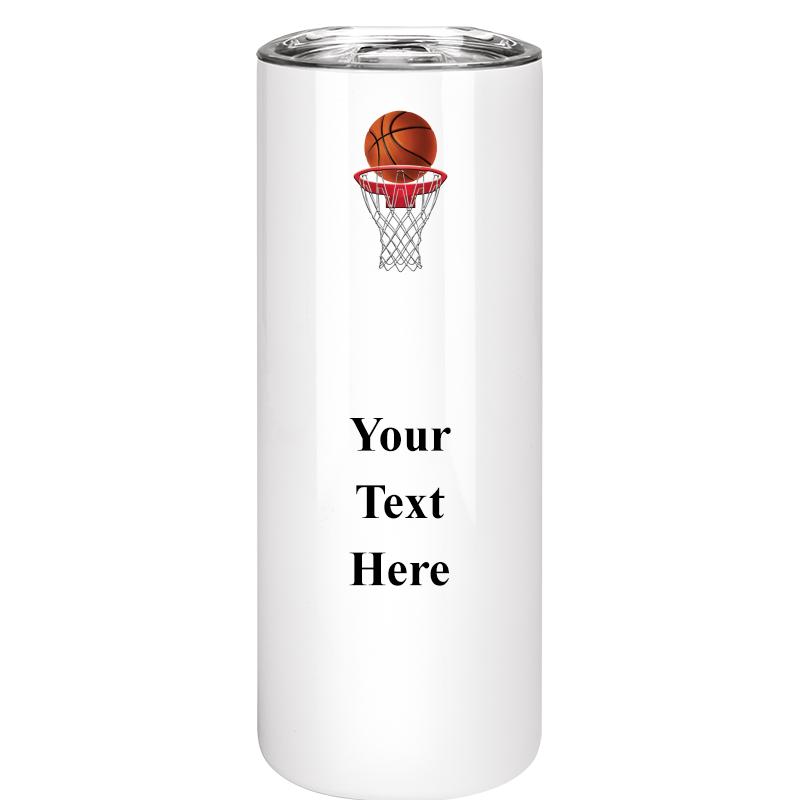 SLIM TUMBLER 20OZ WHITE