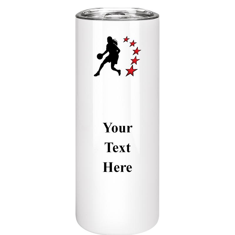 SLIM TUMBLER 20OZ WHITE