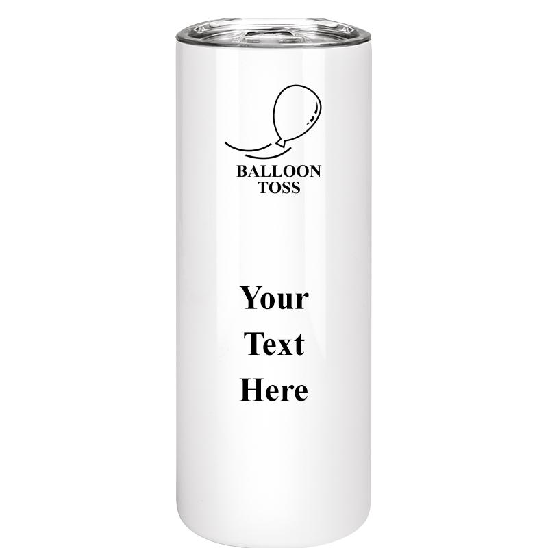 SLIM TUMBLER 20OZ WHITE