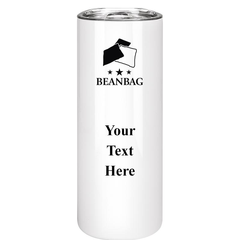 SLIM TUMBLER 20OZ WHITE