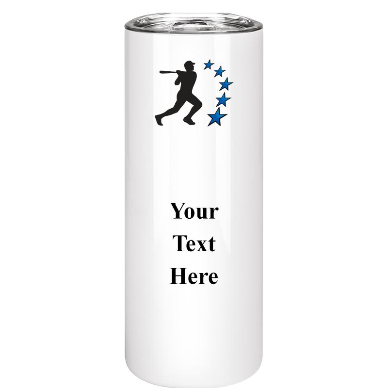 SLIM TUMBLER 20OZ WHITE