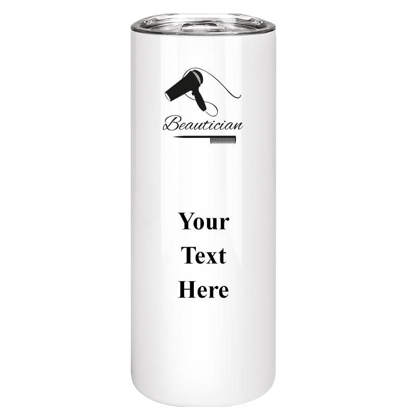 SLIM TUMBLER 20OZ WHITE