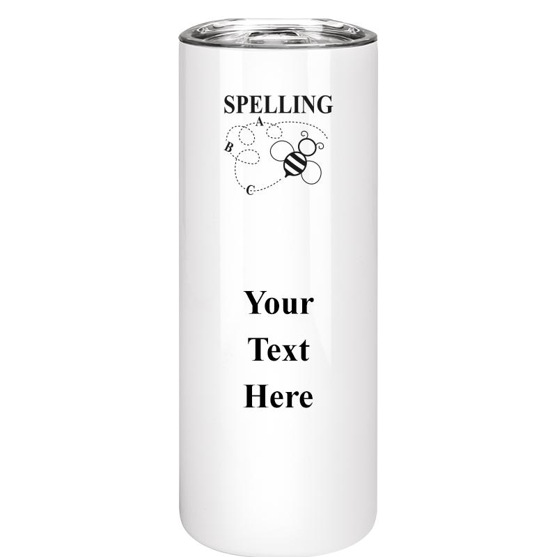 SLIM TUMBLER 20OZ WHITE