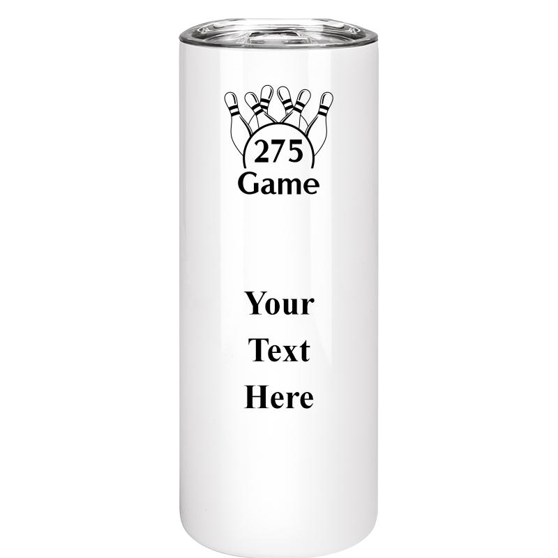 SLIM TUMBLER 20OZ WHITE