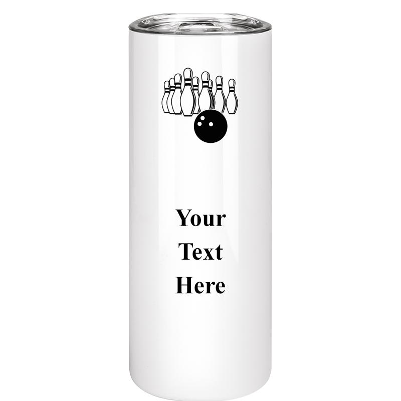 SLIM TUMBLER 20OZ WHITE