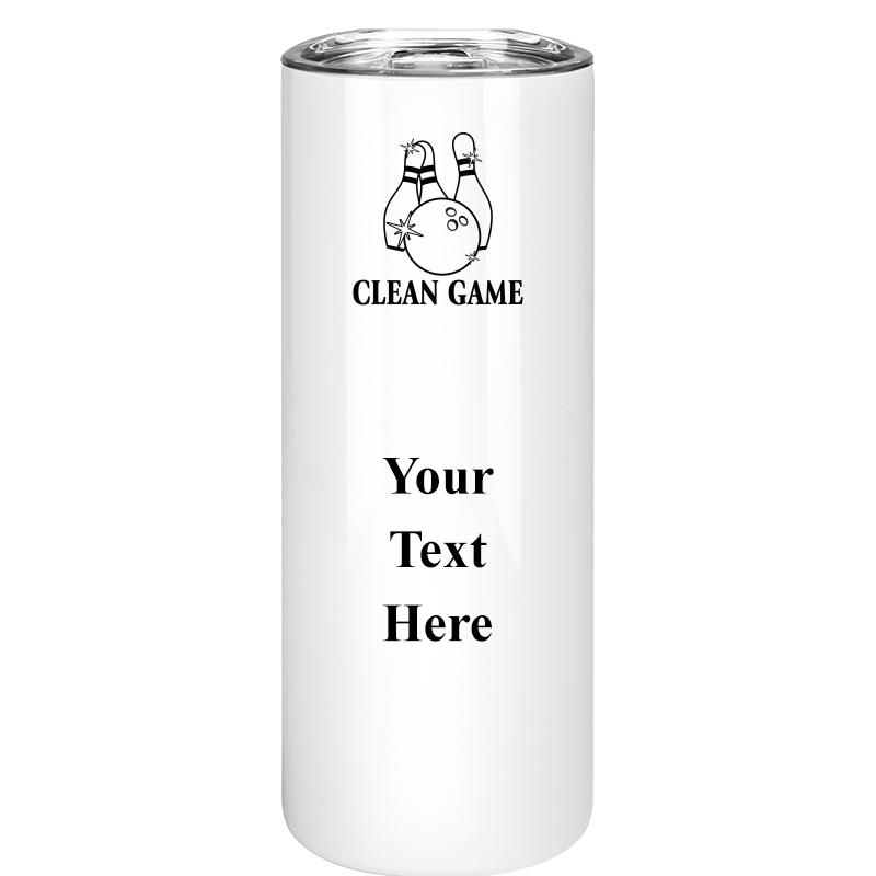 SLIM TUMBLER 20OZ WHITE