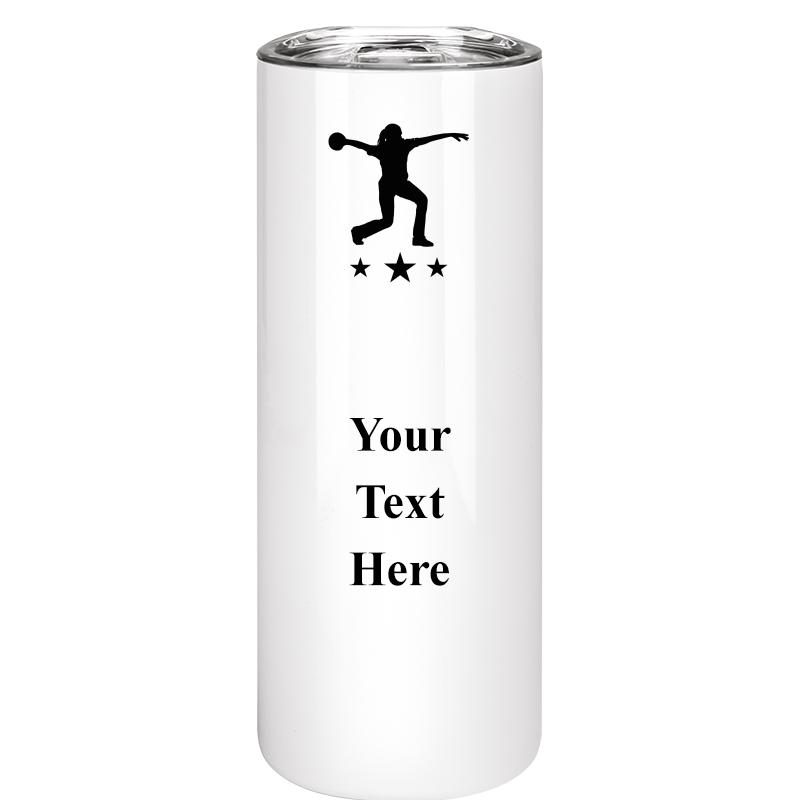 SLIM TUMBLER 20OZ WHITE