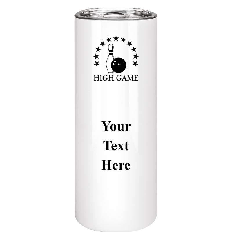 SLIM TUMBLER 20OZ WHITE