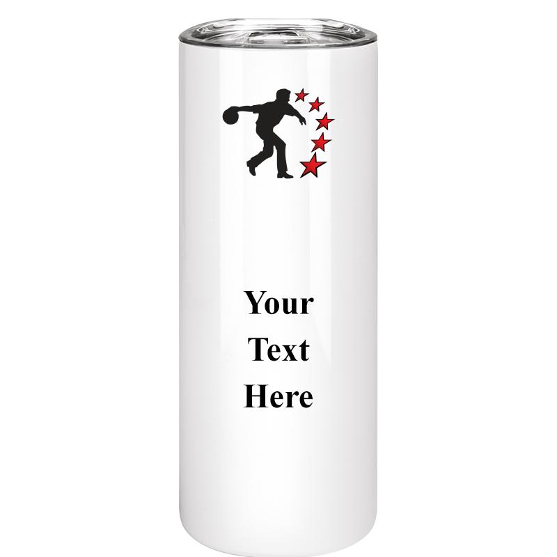 SLIM TUMBLER 20OZ WHITE