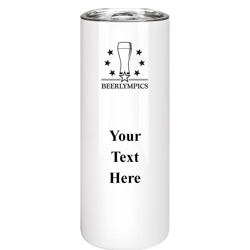 SLIM TUMBLER 20OZ WHITE