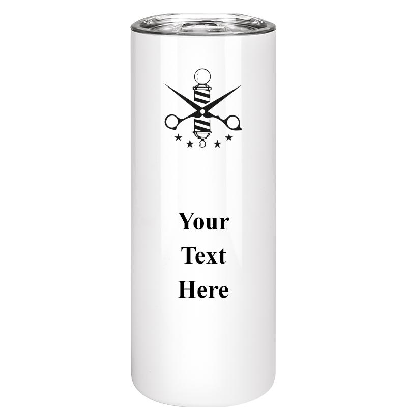 SLIM TUMBLER 20OZ WHITE