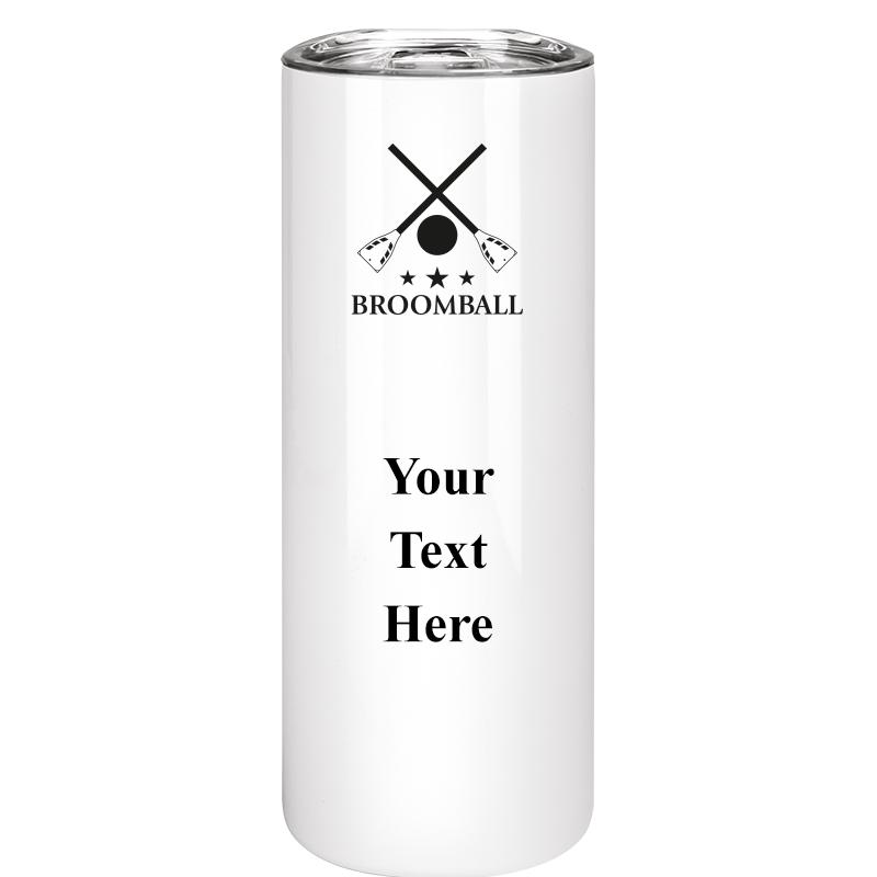 SLIM TUMBLER 20OZ WHITE