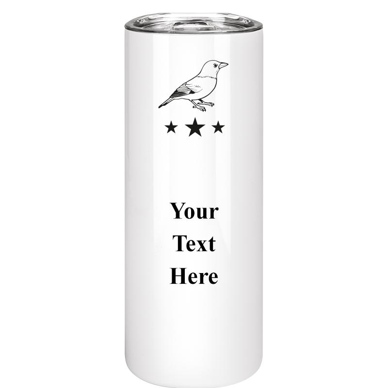 SLIM TUMBLER 20OZ WHITE