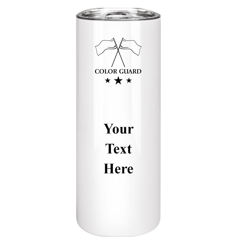 SLIM TUMBLER 20OZ WHITE