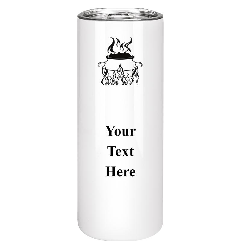 SLIM TUMBLER 20OZ WHITE