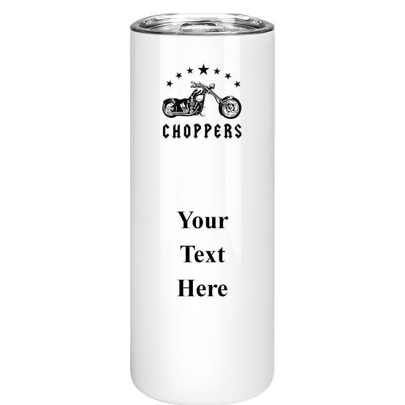 SLIM TUMBLER 20OZ WHITE