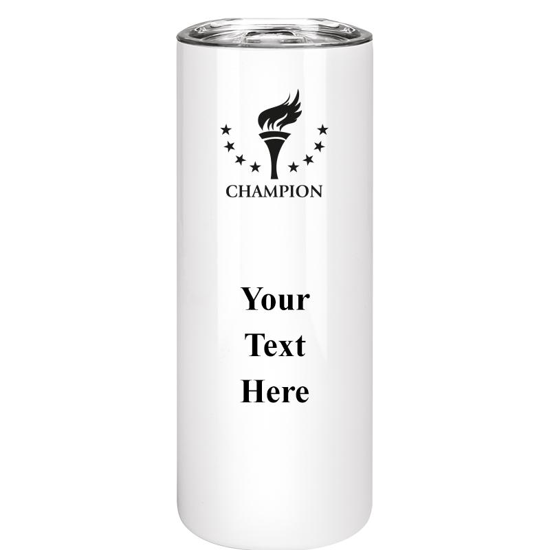 SLIM TUMBLER 20OZ WHITE