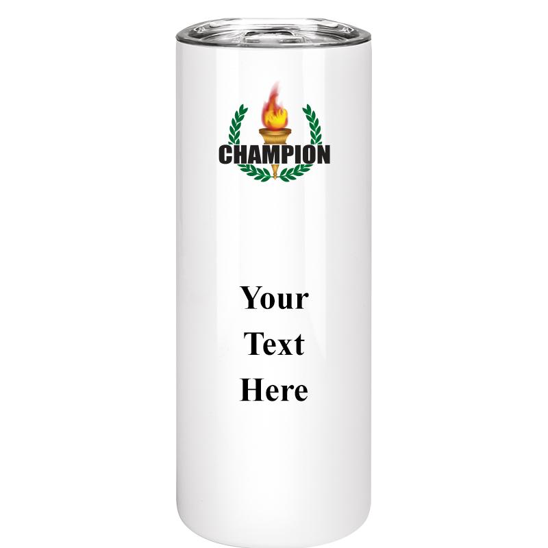 SLIM TUMBLER 20OZ WHITE