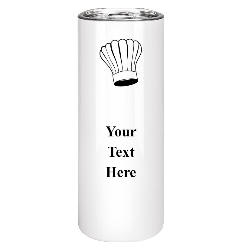 SLIM TUMBLER 20OZ WHITE