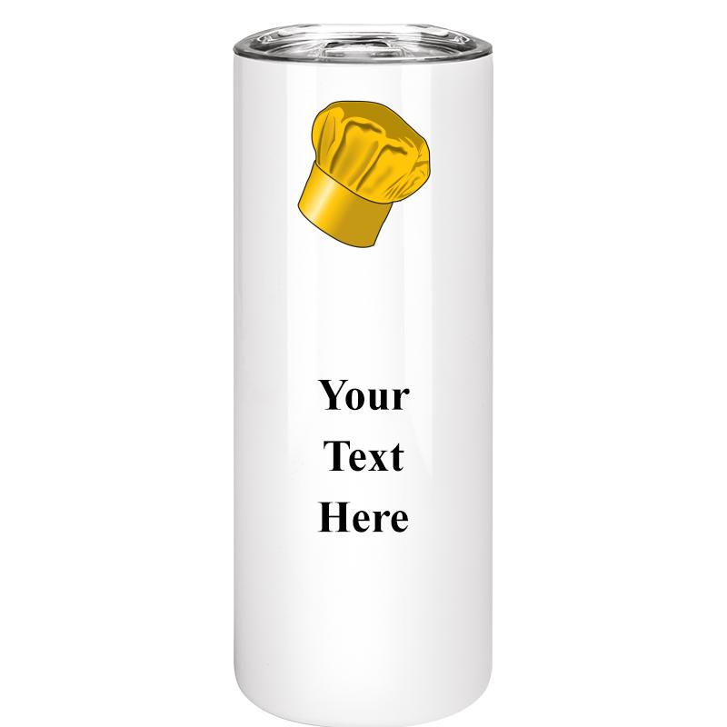 SLIM TUMBLER 20OZ WHITE