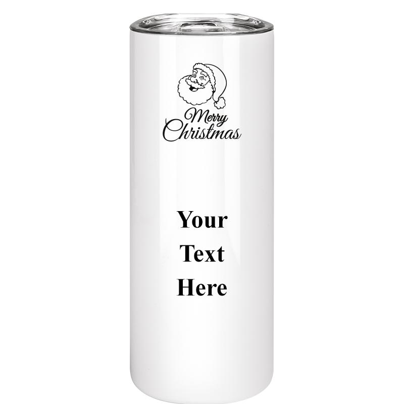 SLIM TUMBLER 20OZ WHITE