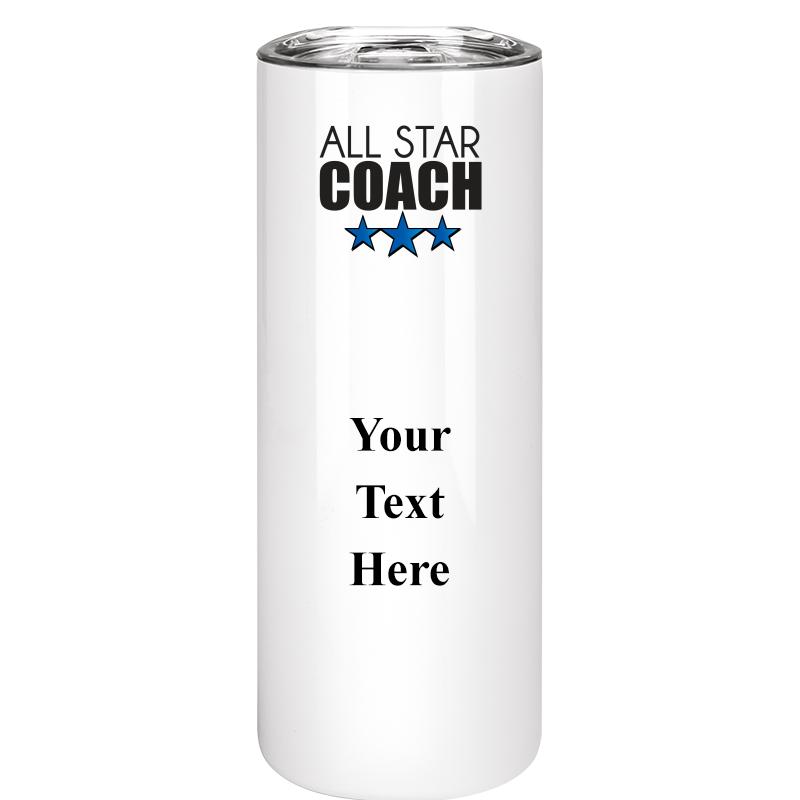 SLIM TUMBLER 20OZ WHITE