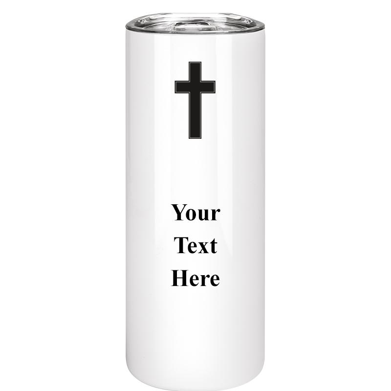 SLIM TUMBLER 20OZ WHITE