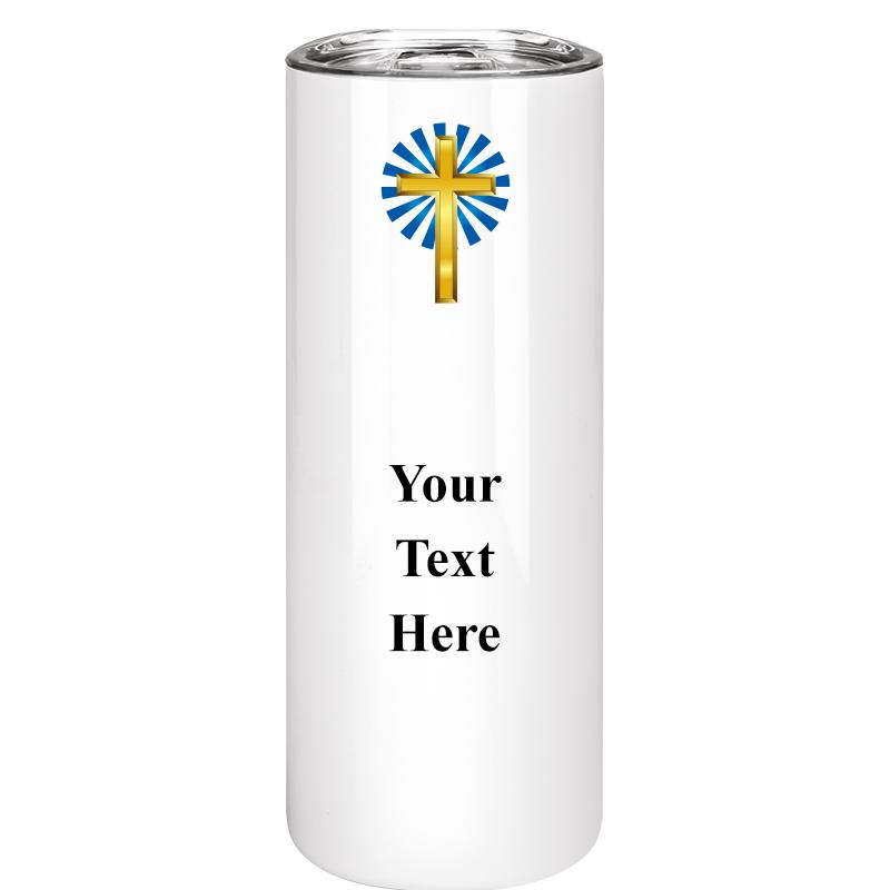 SLIM TUMBLER 20OZ WHITE