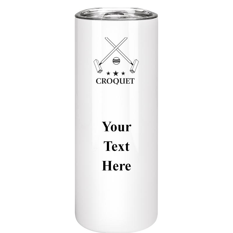 SLIM TUMBLER 20OZ WHITE