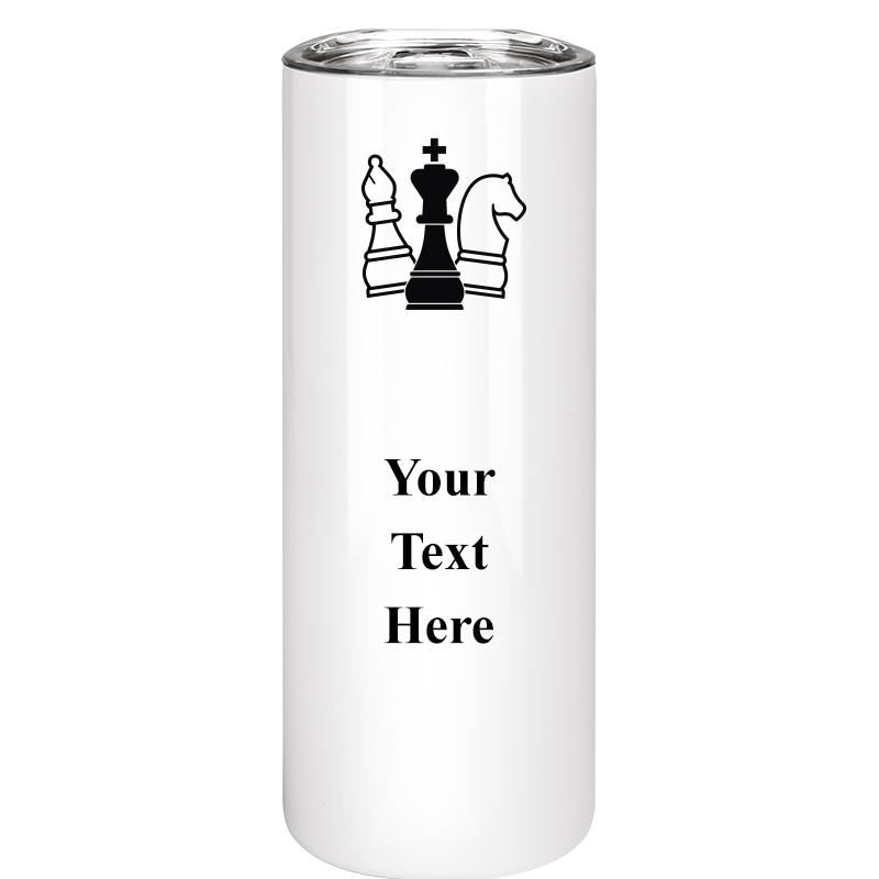 SLIM TUMBLER 20OZ WHITE