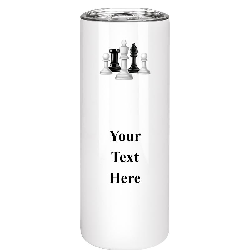 SLIM TUMBLER 20OZ WHITE