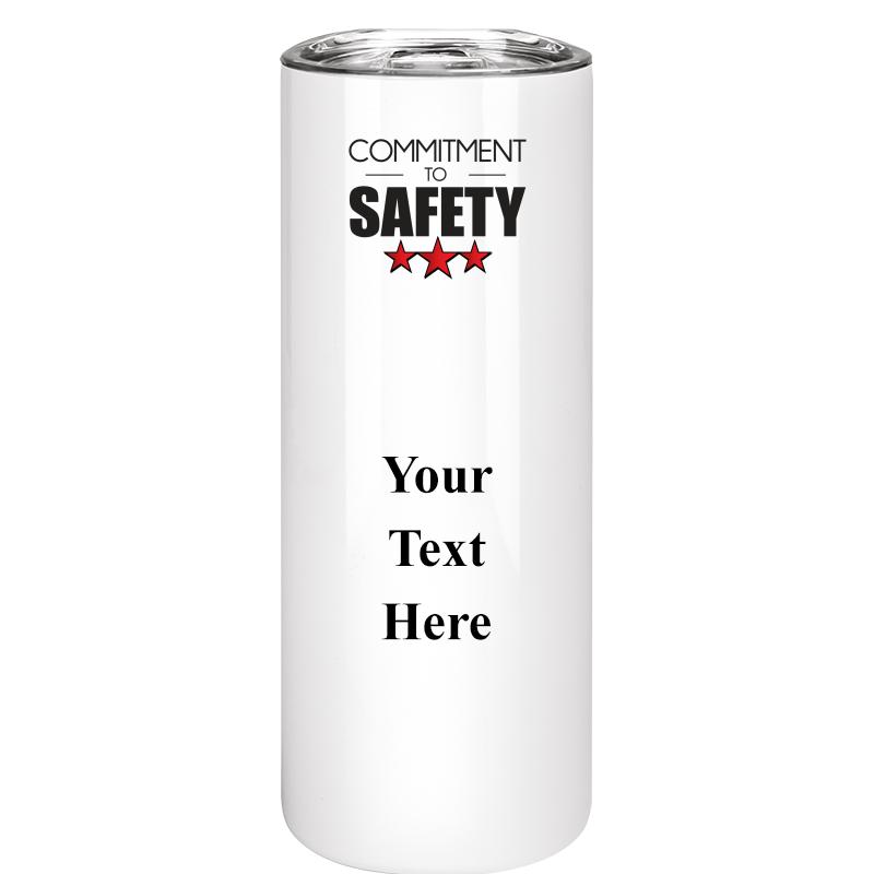 SLIM TUMBLER 20OZ WHITE