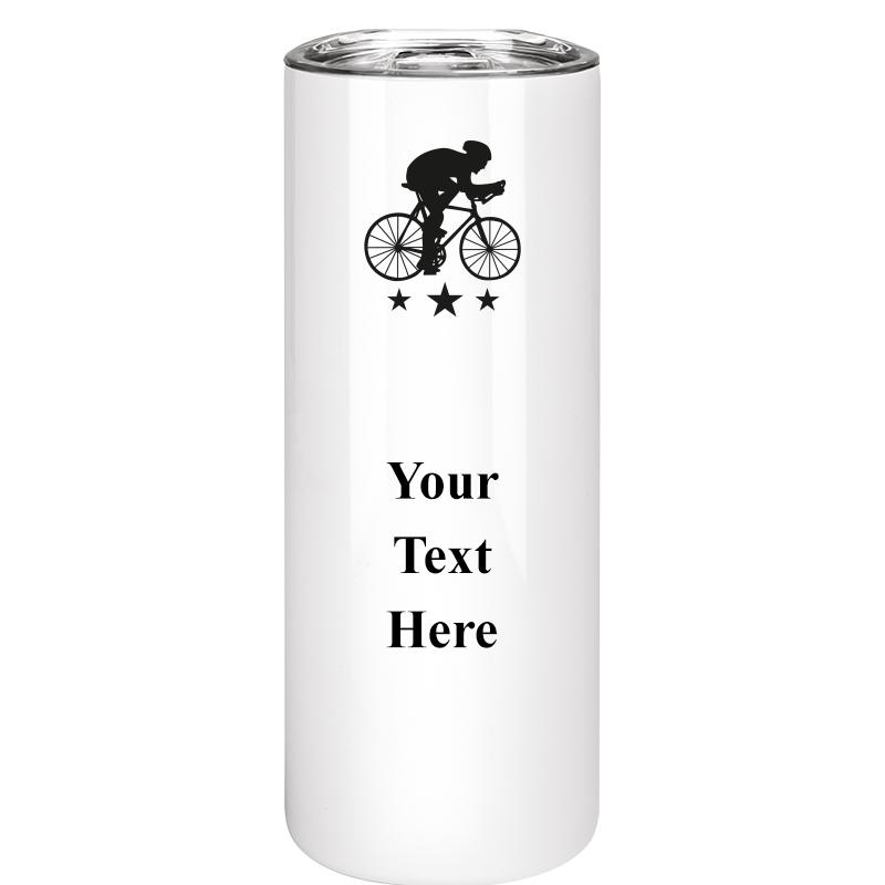 SLIM TUMBLER 20OZ WHITE