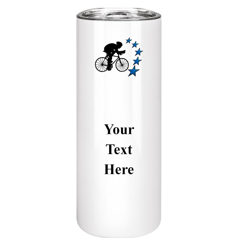 SLIM TUMBLER 20OZ WHITE