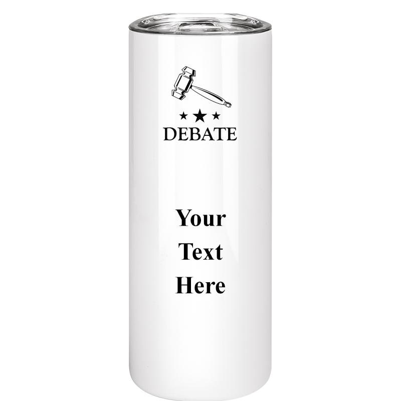 SLIM TUMBLER 20OZ WHITE