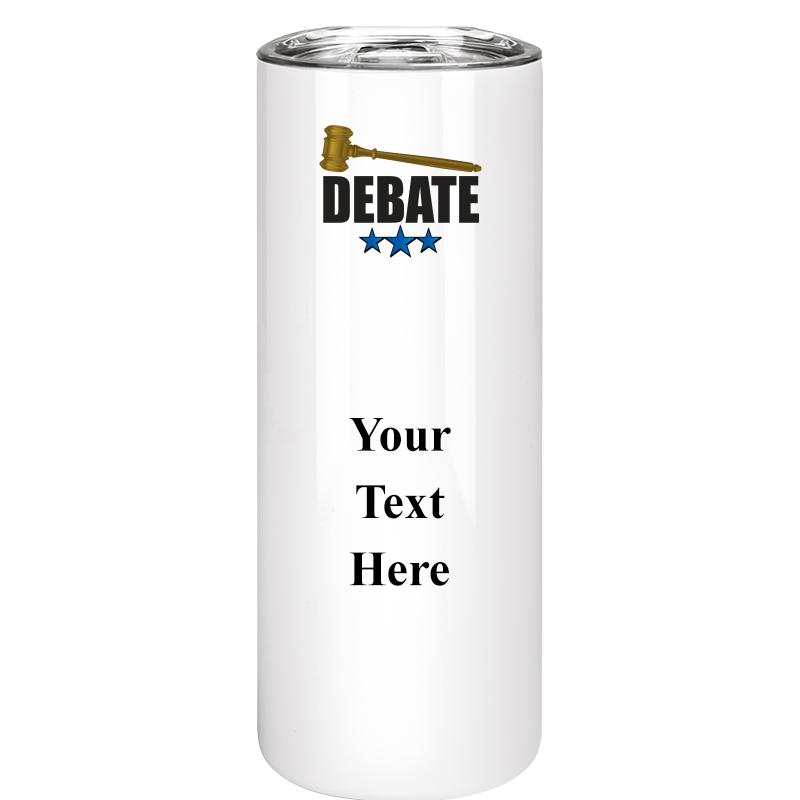 SLIM TUMBLER 20OZ WHITE