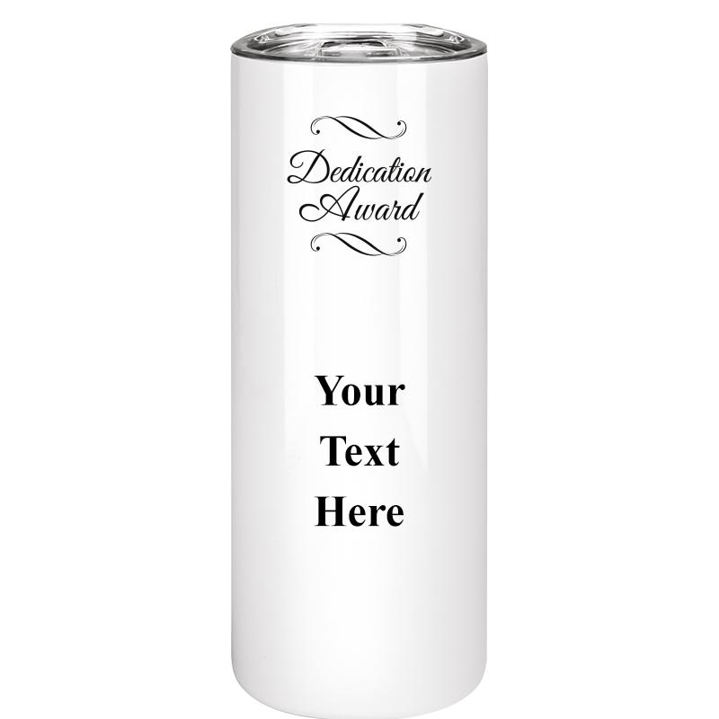 SLIM TUMBLER 20OZ WHITE