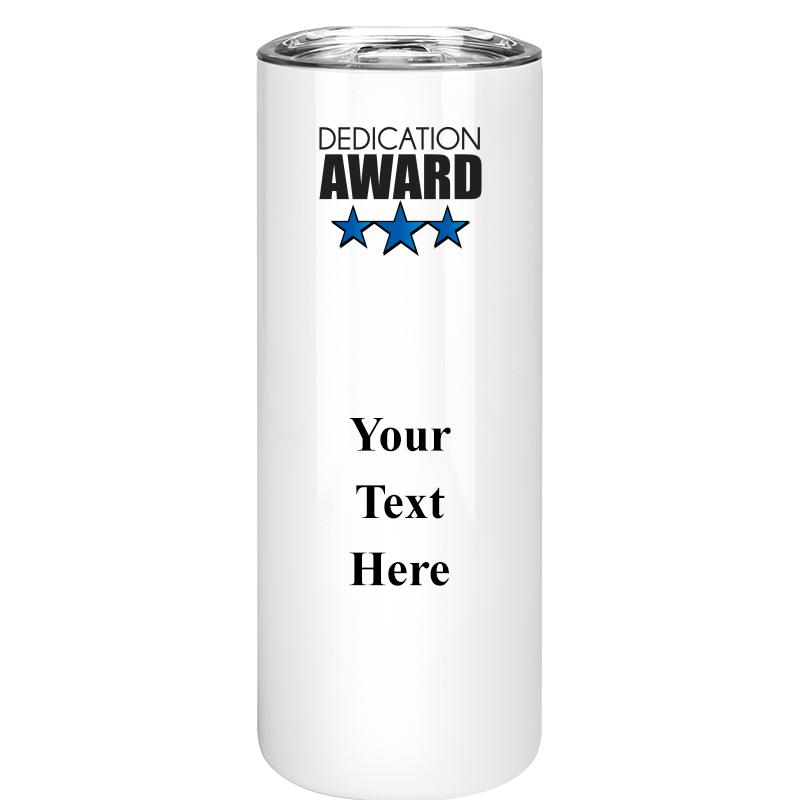 SLIM TUMBLER 20OZ WHITE