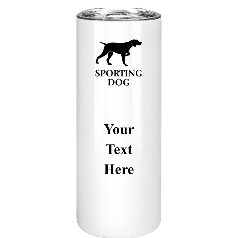 SLIM TUMBLER 20OZ WHITE