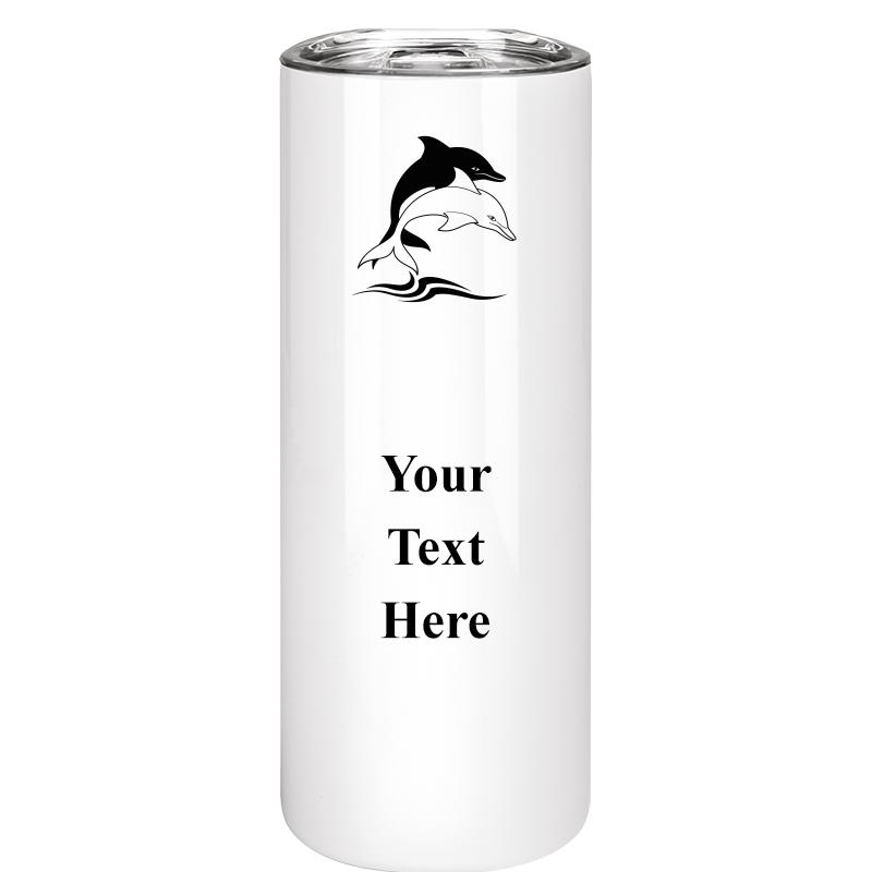 SLIM TUMBLER 20OZ WHITE