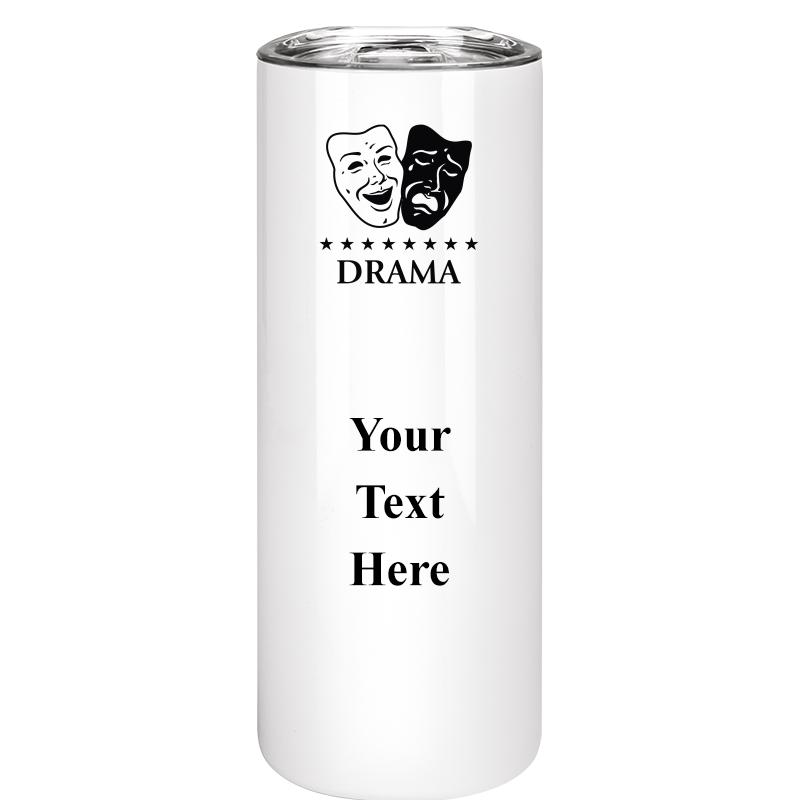 SLIM TUMBLER 20OZ WHITE