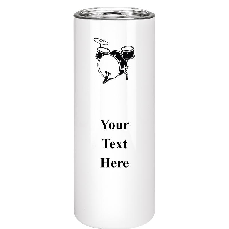 SLIM TUMBLER 20OZ WHITE