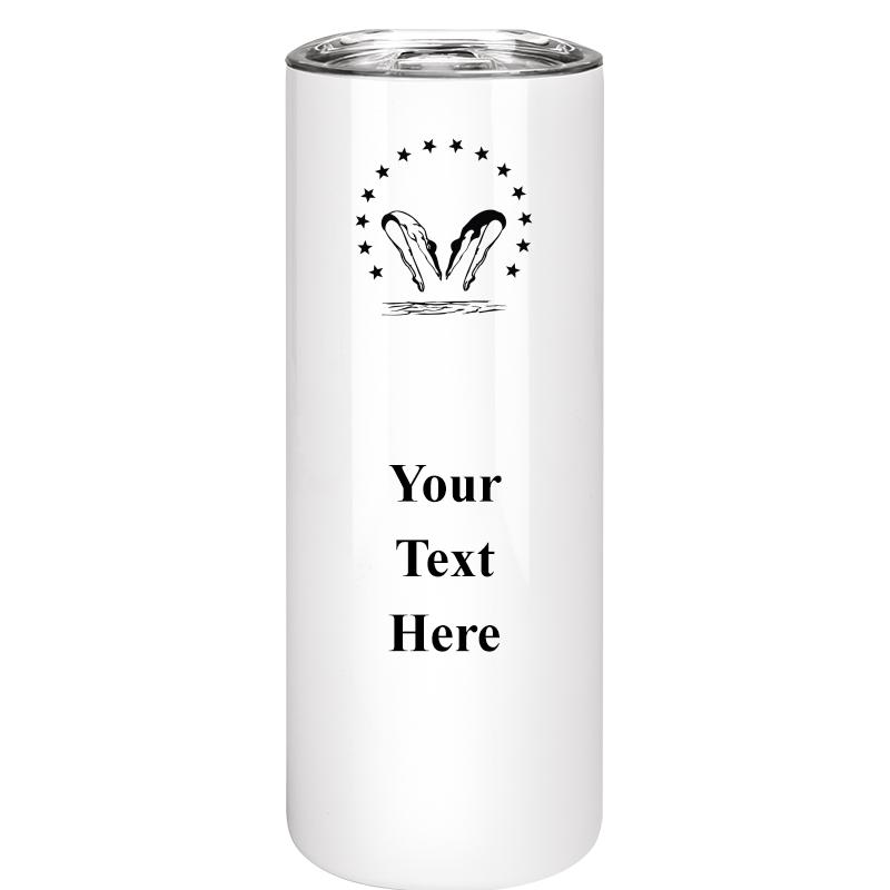 SLIM TUMBLER 20OZ WHITE