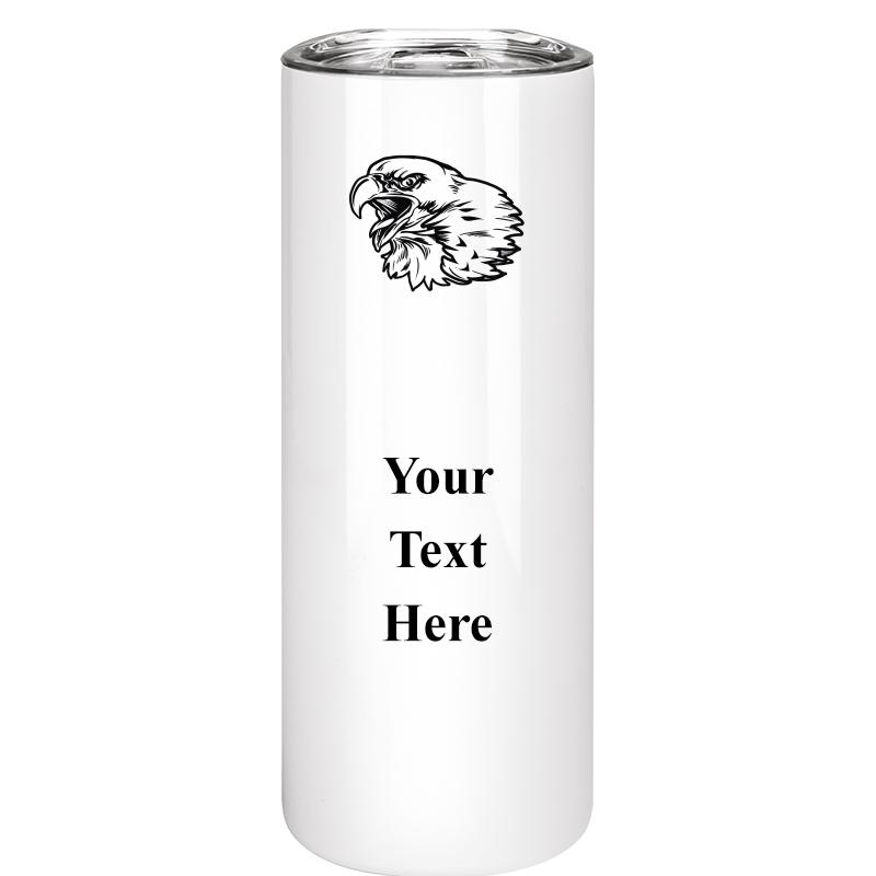 SLIM TUMBLER 20OZ WHITE