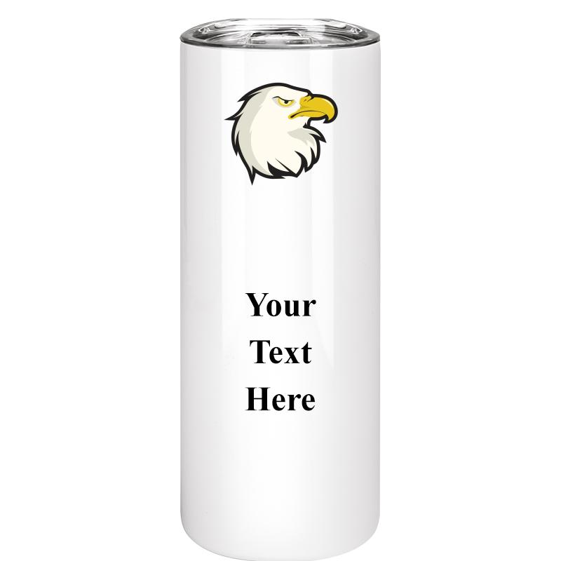 SLIM TUMBLER 20OZ WHITE