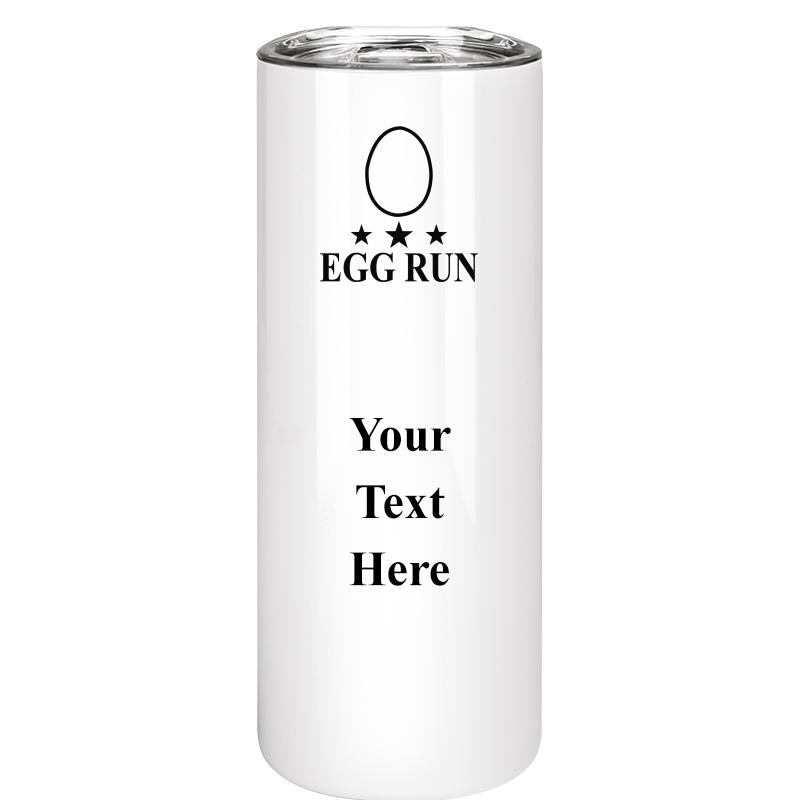 SLIM TUMBLER 20OZ WHITE