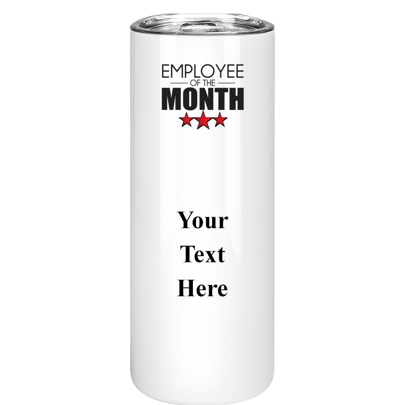 SLIM TUMBLER 20OZ WHITE